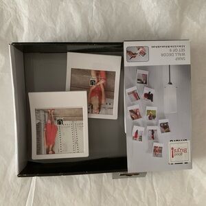 NIB Rare Umbra Snap Wall Decor Set - White